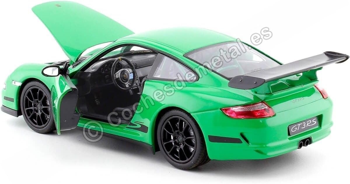 Welly 22495 Porsche 911 (997) GTR3 RS 1:24 Collector's Model Green