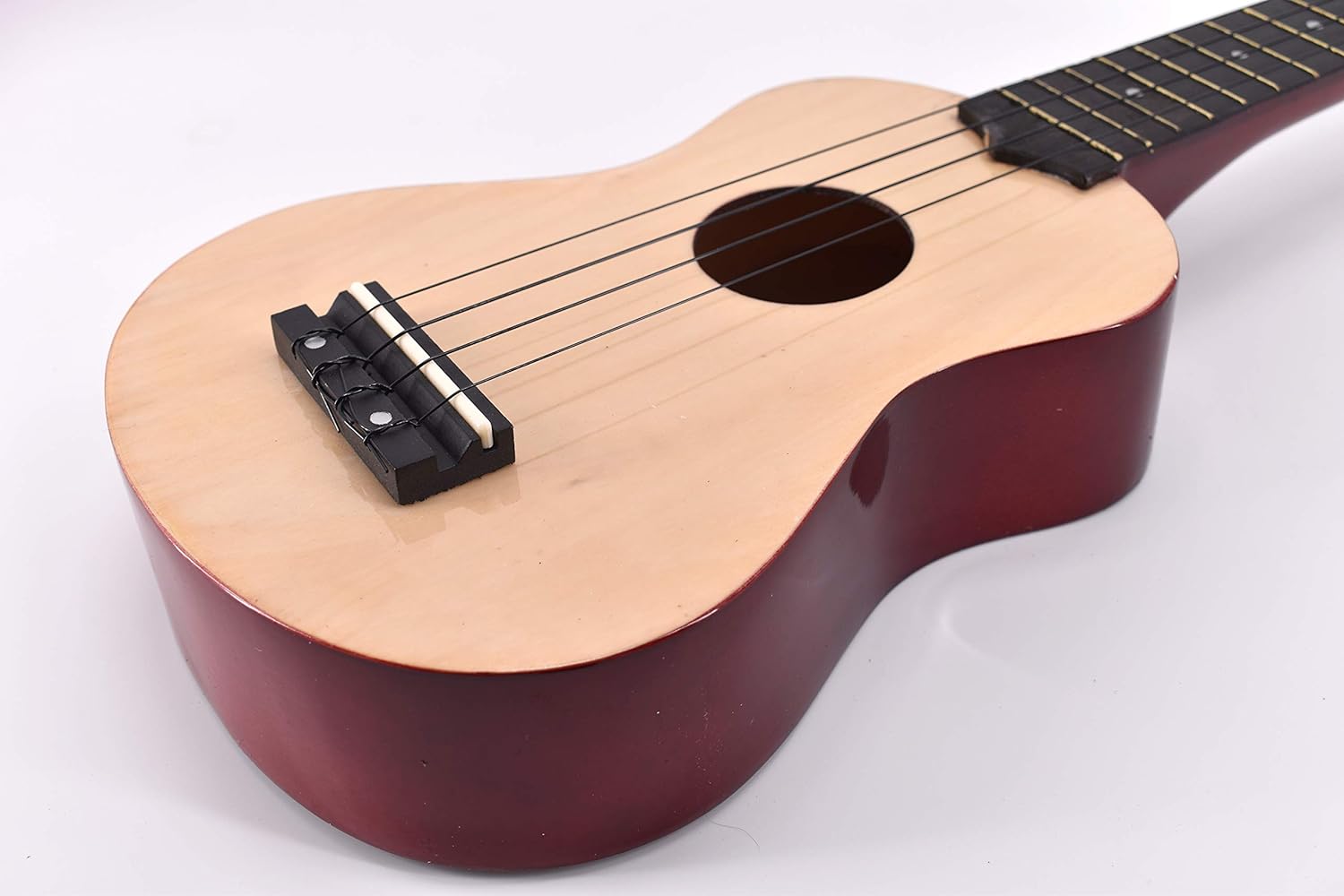 Mini-Gitarre Holz NATUR Ukulele