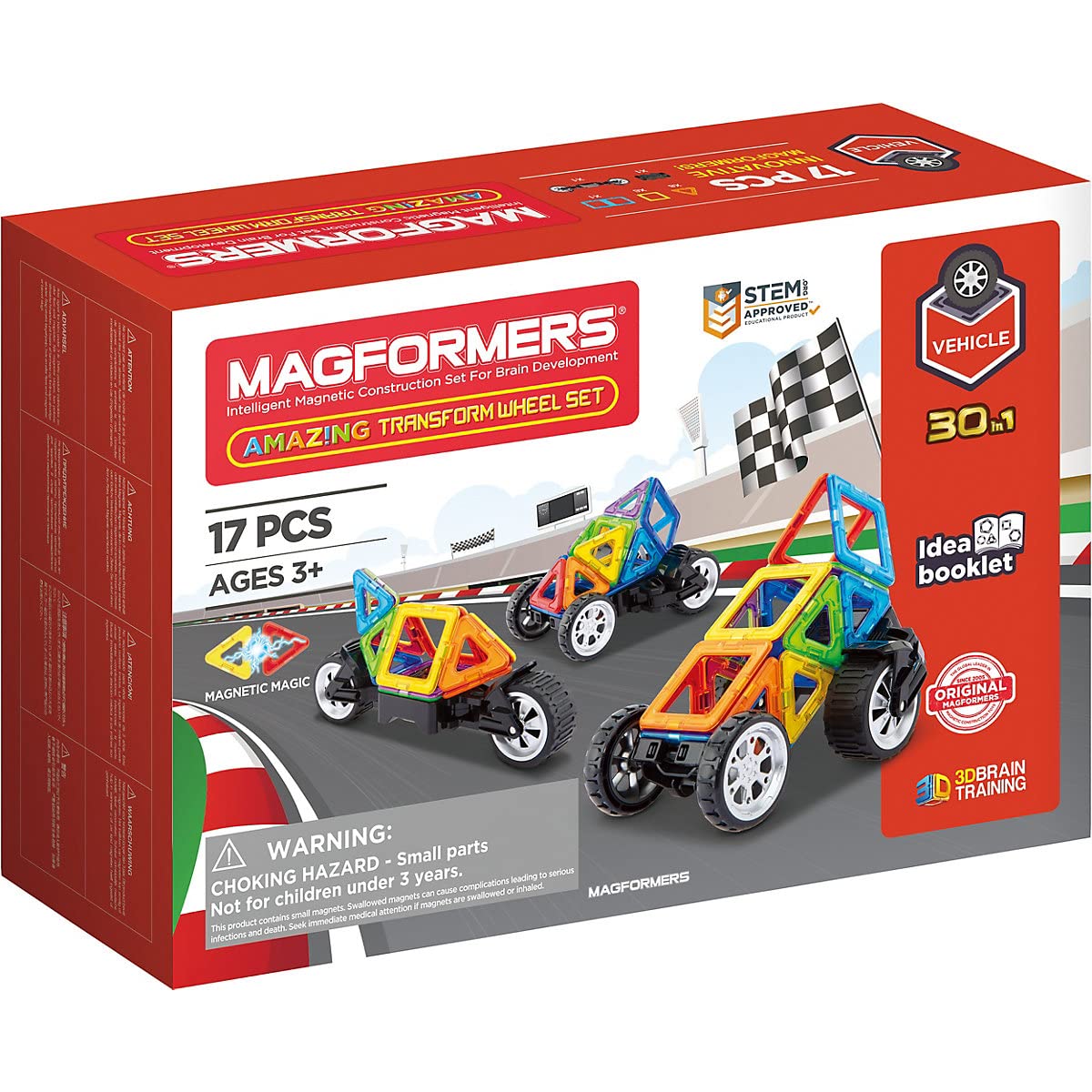 Iden Berlin Magformers Vehicle Set