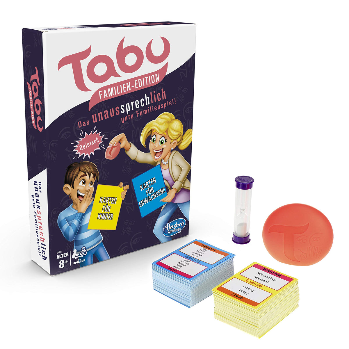 Hasbro E4941100 - Juego Familiar Tabú con Cartas para niños y Adultos ...