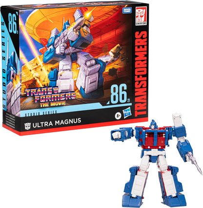 Transformers Toys Studio Series Commander-Klasse 86-21 Ultra Magnus Studio Series Core-Klasse Exo-Suit Spike Witwicky Action-Figur (8,5 cm) Kampf um Cybertron, ab 8 Jahren