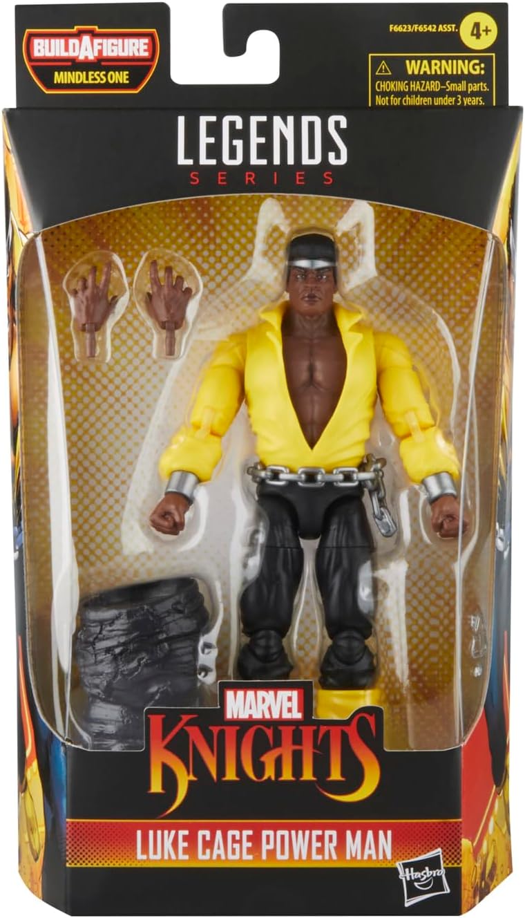 Hasbro Marvel Legends Series Luke Cage Power Man, Marvel Knights 6" Marvel Legends Action Figures