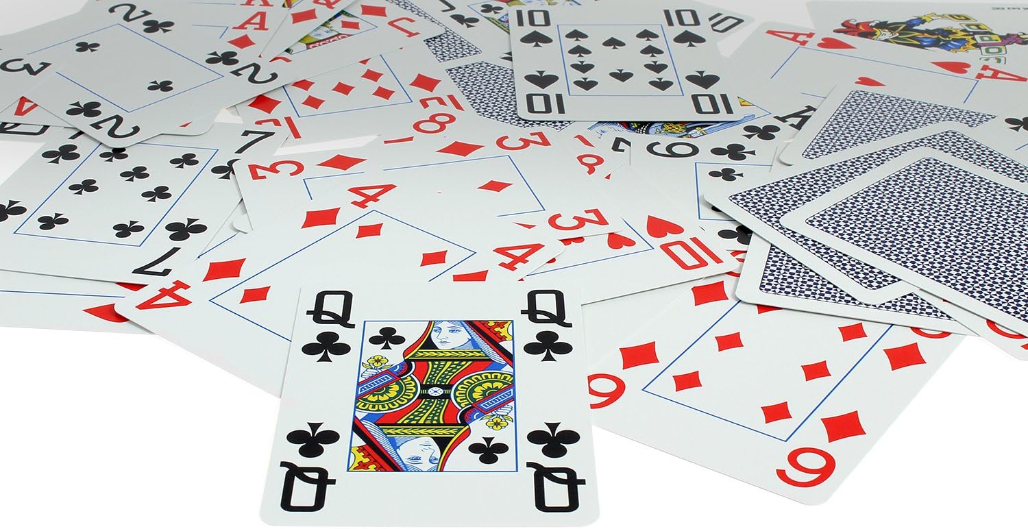 Copag Poker Size Jumbo Index Single Playing Cards Deck (Blue Back)