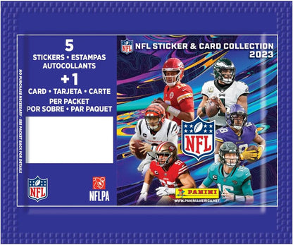 NFL Sticker & Card Collection 2023 Display (50)