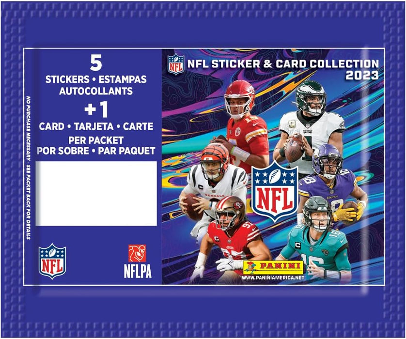 NFL Sticker & Card Collection 2023 Display (50)