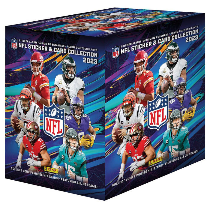 NFL Sticker & Card Collection 2023 Display (50)