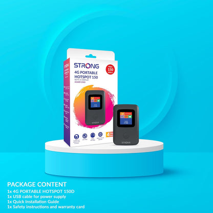 4G Range STRONG Routers (4G Mini WiFi Hotspot Screen