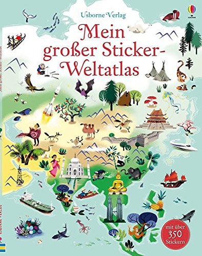 Mein groBer Sticker-Weltatlas