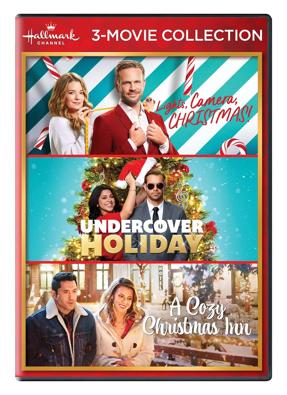 Hallmark 3-Movie Collection (Lights, Camera, Christmas! / Undercover Holiday / A Cozy Christmas Inn