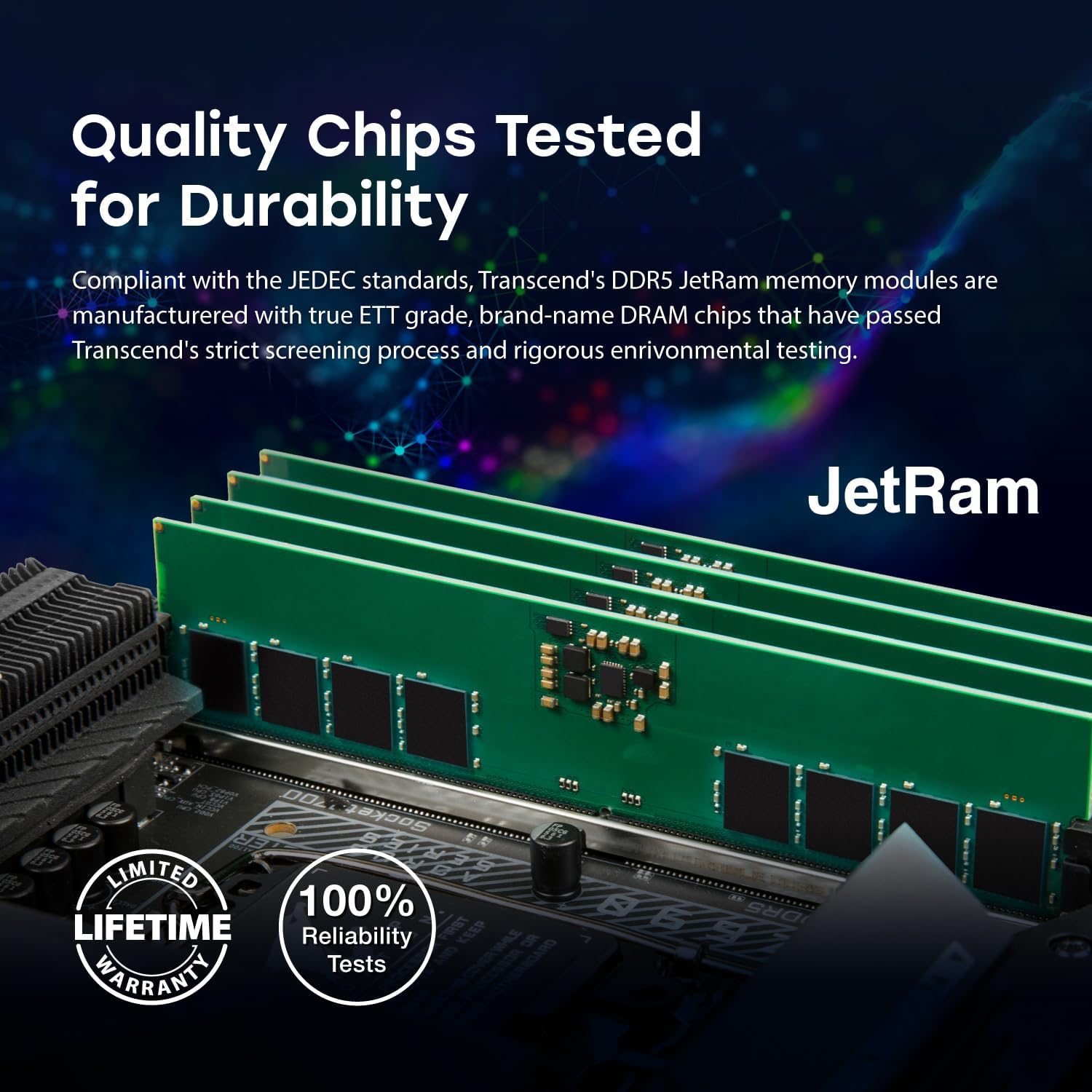 Transcend Modulo di memoria SO-DIMM da 32 GB DDR5 4800 MHz - JM4800ASE-32G