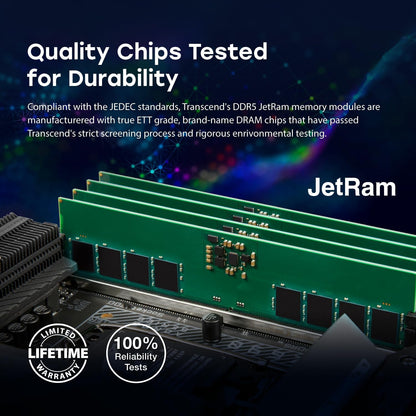 Transcend Modulo di memoria SO-DIMM da 32 GB DDR5 4800 MHz - JM4800ASE-32G