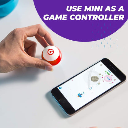 Sphero Mini Red: App-Controlled Robotic Ball, STEM Learning and Coding Toy, Ages 8 and Up