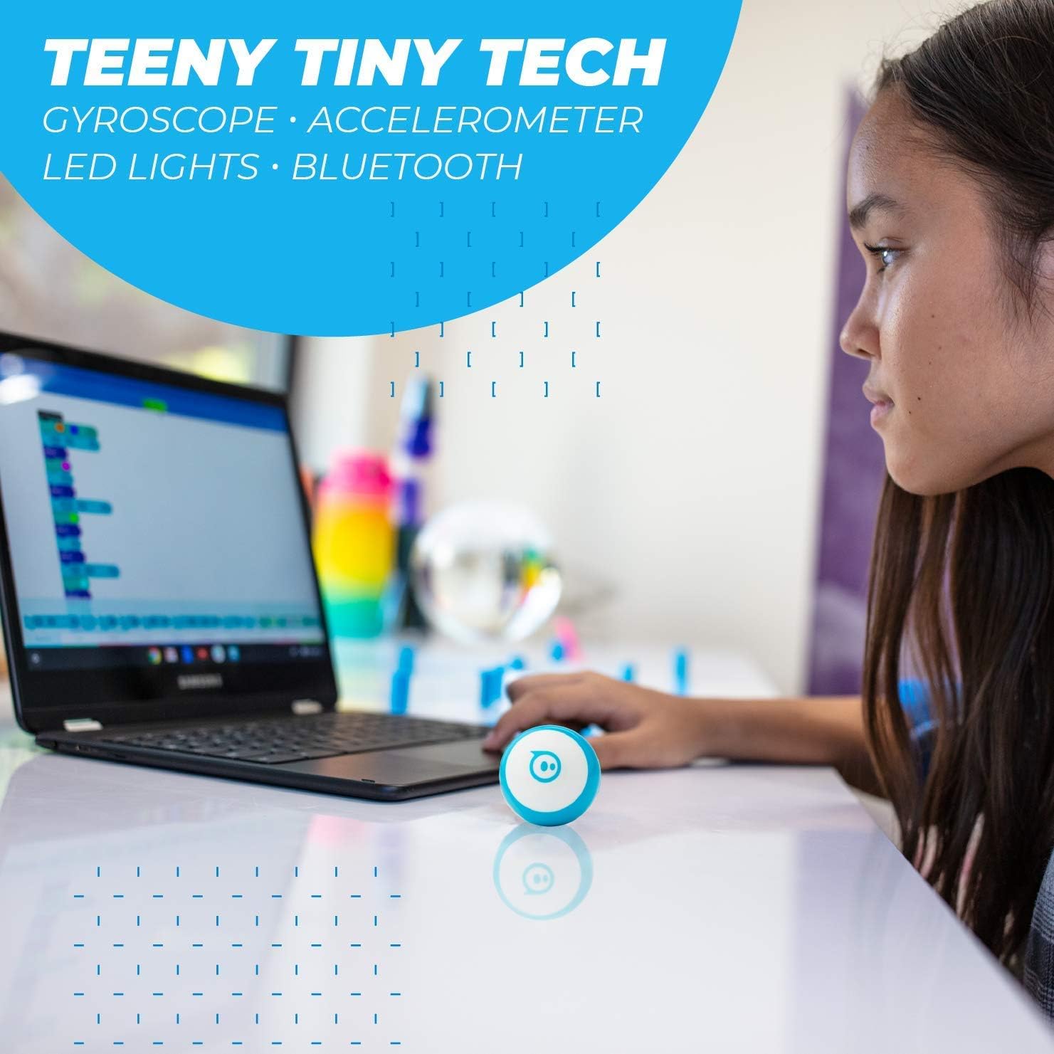 Sphero Mini Red: App-Controlled Robotic Ball, STEM Learning and Coding Toy, Ages 8 and Up