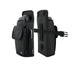 MOBILIS Holster Cartuchera Funda para Ordenador Móvil/Escáner con Cinturón y Bolsillo, Texti Resistente, Negro