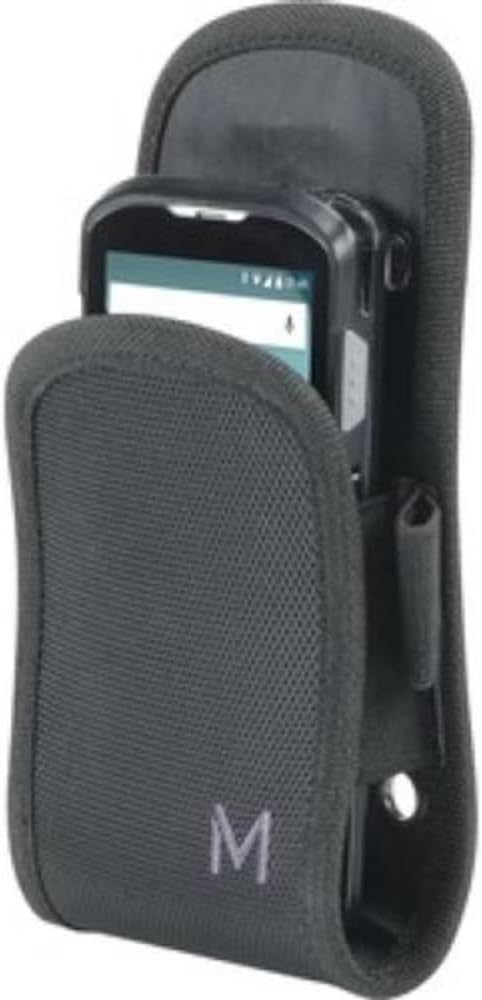 Mobilis Holster Case for Input Terminal/Smartphone with Belt - Interior Dimensions 180 x 90 x 30 mm - Black