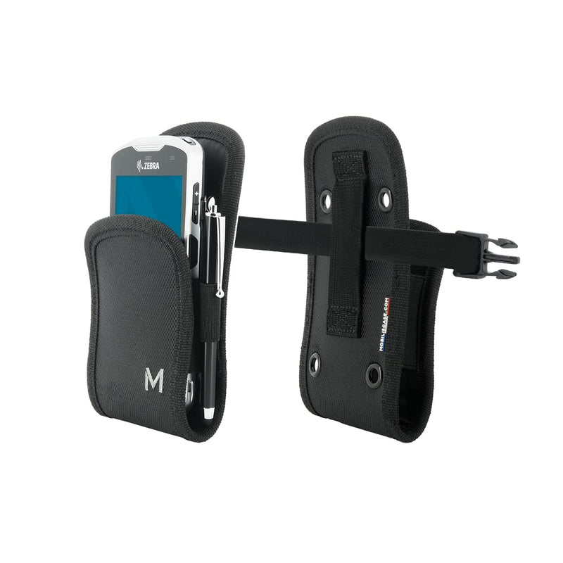 Mobilis Holster Case for Input Terminal/Smartphone with Belt - Interior Dimensions 180 x 90 x 30 mm - Black