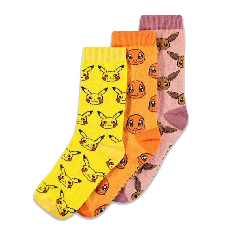 Pokémon Basic Socks (3 Pack