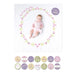 Lulujo Milestone Swaddle Blanket and Card Set, Isn't she Lovely