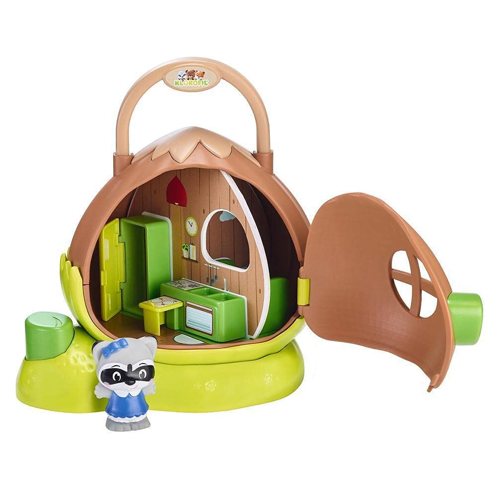 Klorofil - Mini universe hazelnut house - 3 pieces to discover - develops imagination and motor skills