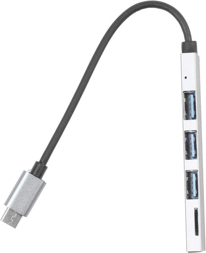 Nrpfell Type C vers 3 USB Hub Expander Ultra Slim Portable 3 Ports USB 2.0 Hub USB C Type C Hub Ethernet