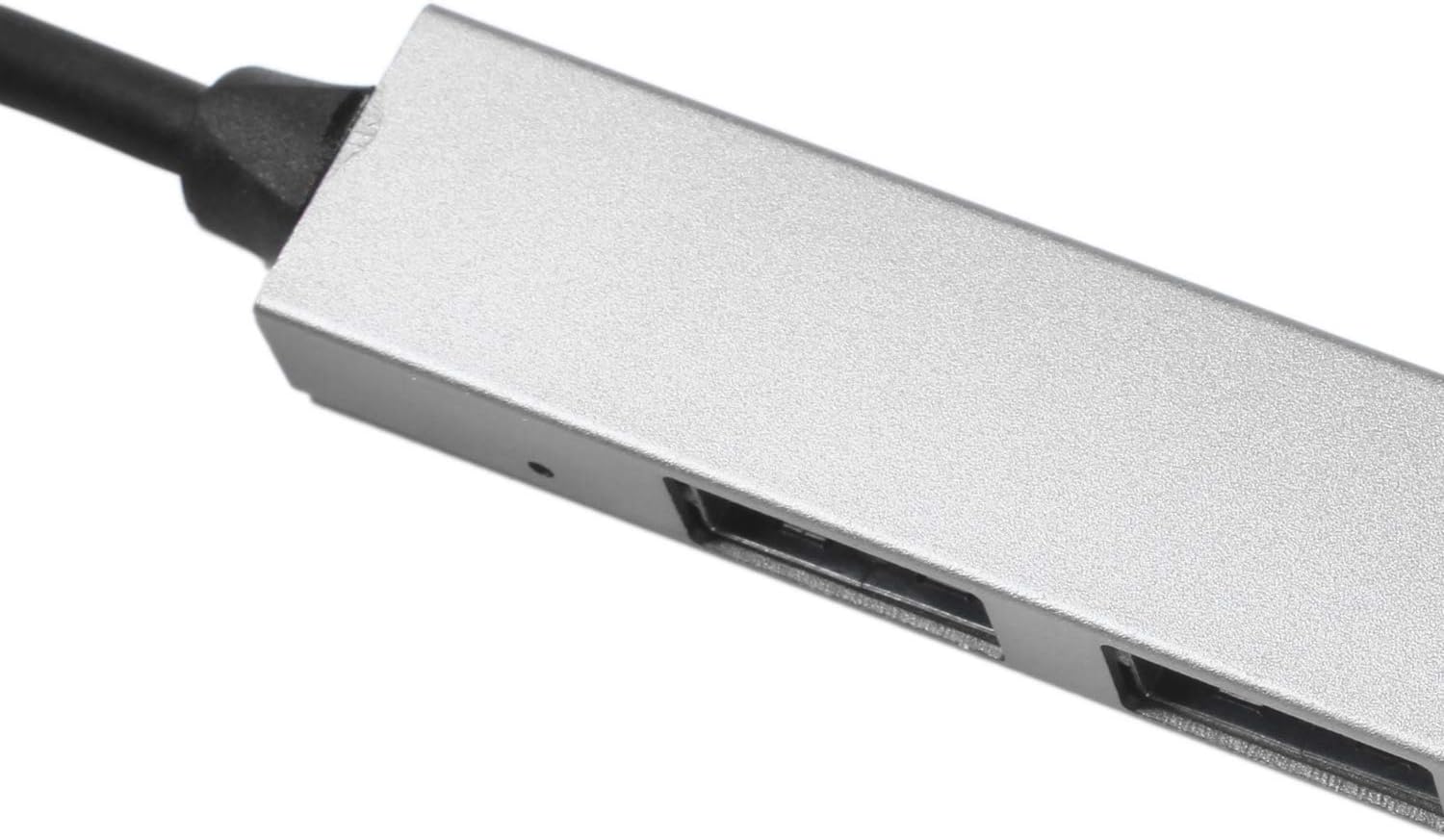 Nrpfell Type C vers 3 USB Hub Expander Ultra Slim Portable 3 Ports USB 2.0 Hub USB C Type C Hub Ethernet