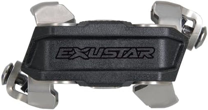 Exustar E-PM239 Clip-In Pedals, 9/16", Black