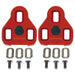 Exustar E-ARC10 EPS-R (Compatible with Look Keo) Cleats, 7° Float, Red
