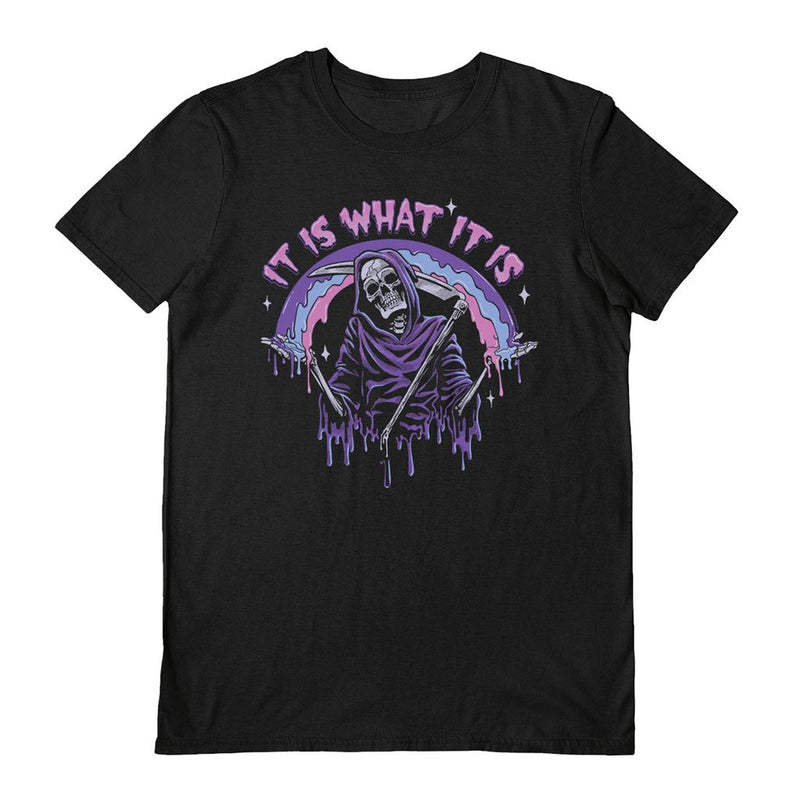 CTKRSTUDIO (IT IS WHAT IS IS) BLACK UNISEX T-SHIRT