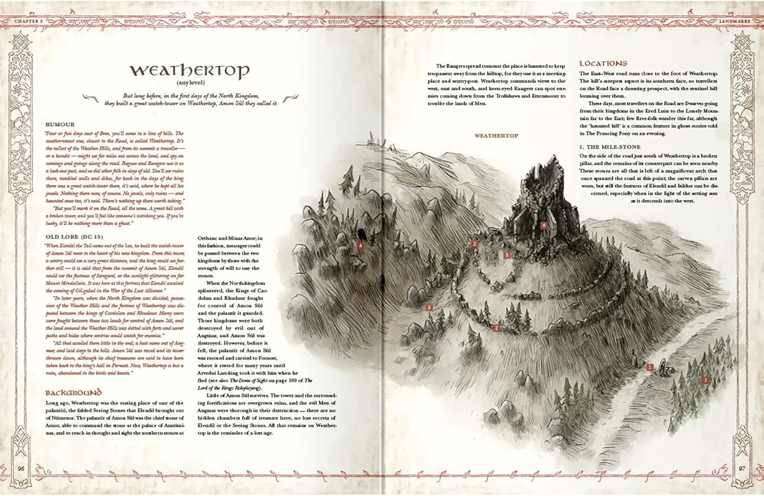 Free League Publishing The Lord of The Rings Roleplaying 5E: Ruins of Eriador - Campaign Module - Supplemental Hardback RPG Book, LOTR, Free League PublishingF
