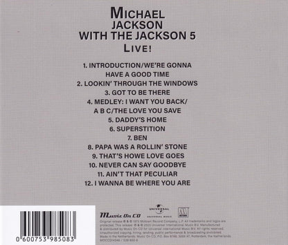 Michael Jackson With The Jackson 5 Live
