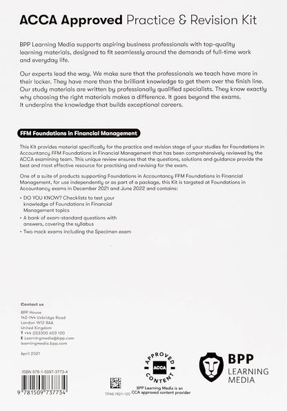 FIA Foundations in Financial Management FFM