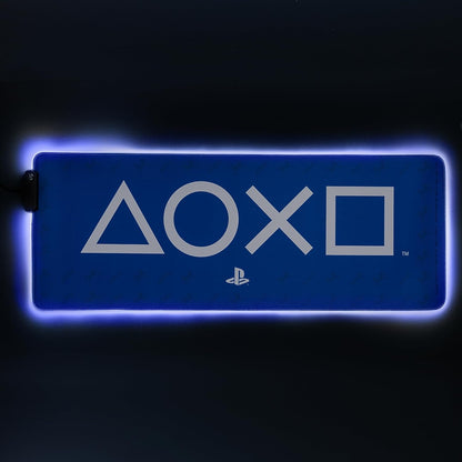 Paladone Playstation Light Up Desk Mat - LED Light Powered by USB Cable (Included