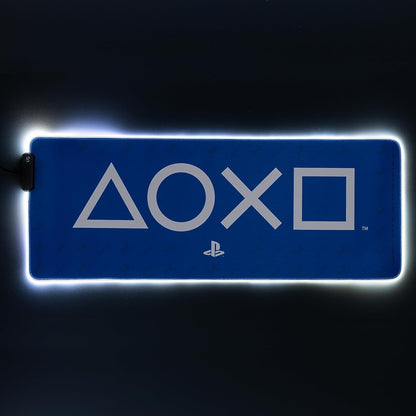Paladone Playstation Light Up Desk Mat - LED Light Powered by USB Cable (Included