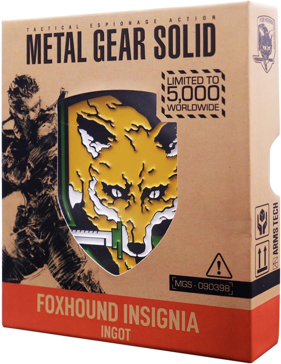 Metal Gear Solid FOXHOUND Insignia Limited Edition Ingot