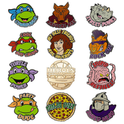 Les Tortues ninja présentoir Pin's (12