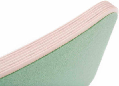 Wobbel Balanceboard, fördert Kreativität und Phantasie beim Spielen (weiß - waldgrün