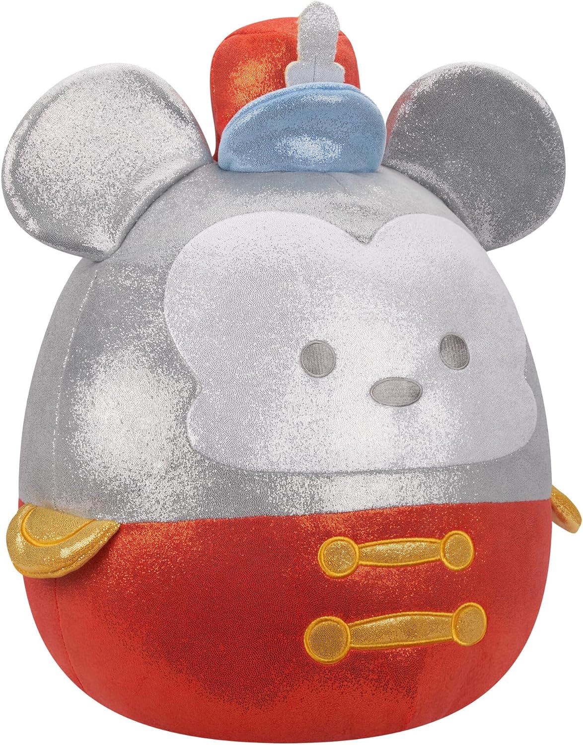 Squishmallows Original Disney100 35cm Cabeza de Banda Mickey Mouse, añade Chef de Banda Mickey Mouse a tu Equipo, Felpa Ultra Suave