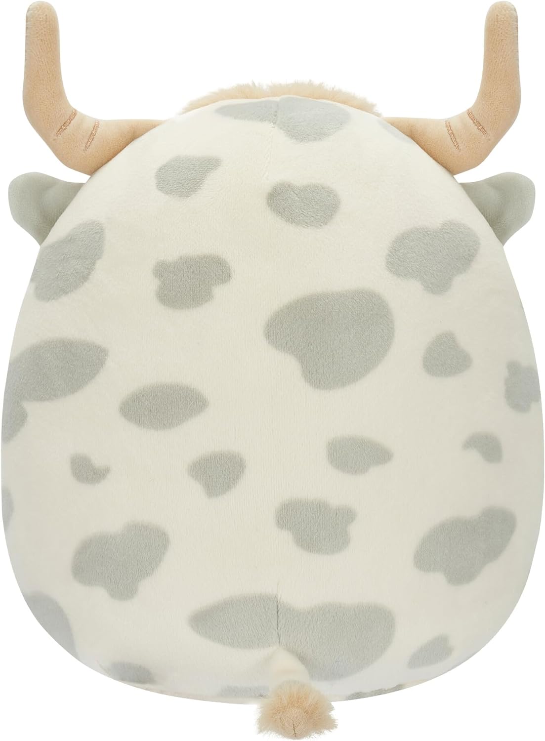 Squishmallows Originele Borsa, Koe Highland, grijs gevlekt, voegt Ainhoca toe aan je team, ultrazacht pluche dier