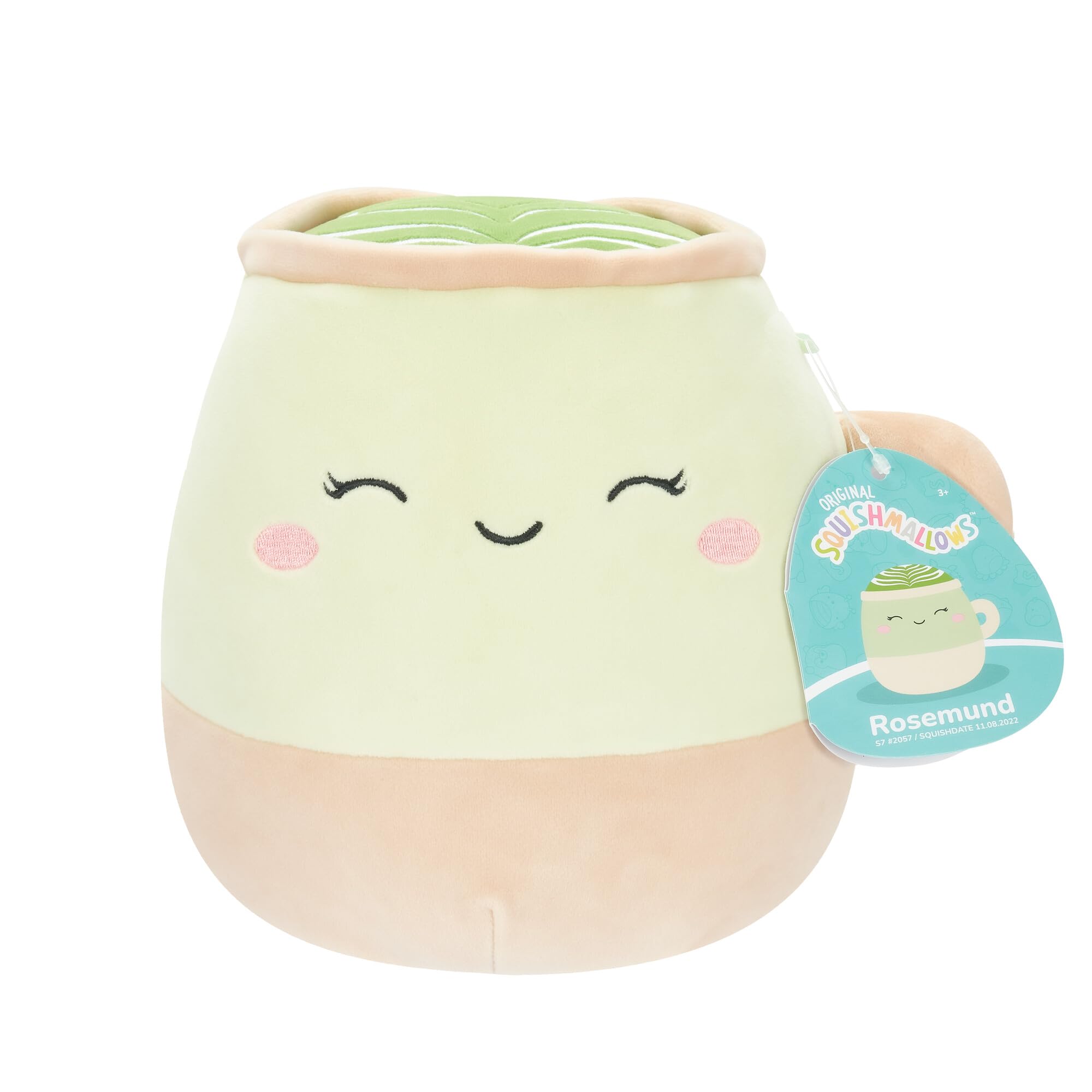 Squishmallows Original 7.5" Rosemund - Matcha Latte - Add Rosemund to your Squad, Ultrasoft Stuffed Animal Plush Toy, Official Kellytoy Plush