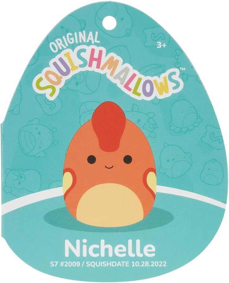 Squishmallows - 19 Cm Plush P17 - Nichelle The Parasaurolophus