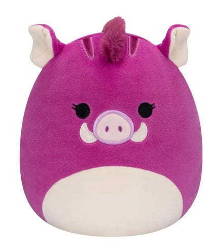 Peluche Squishmallows 20 cm Jenna El Jabalí Púrpura