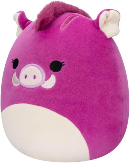 Peluche Squishmallows 20 cm Jenna El Jabalí Púrpura