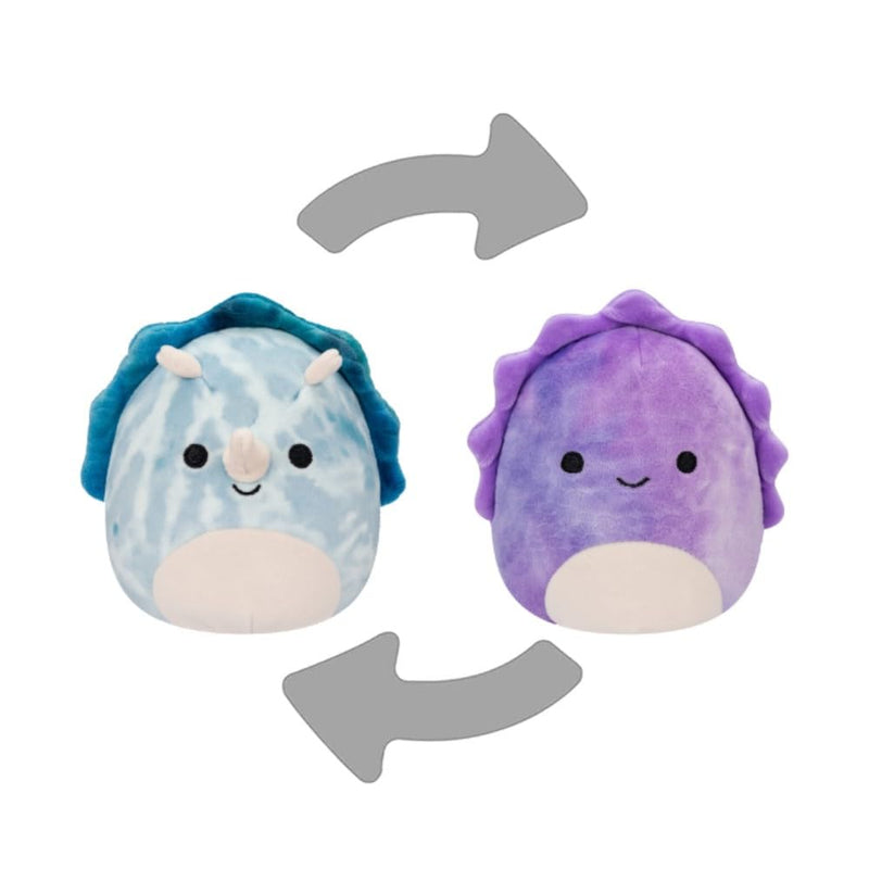 Jazwares Squishmallows – Flip A Mallow 13 cm P17 – Delilah The Purple Dino/Jerome The Blue Dino