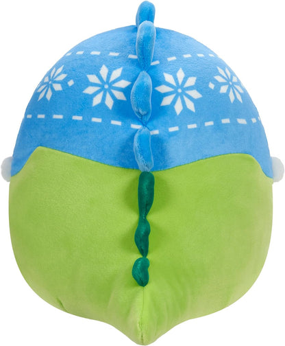 Squishmallows Original 7,5 Zoll großer Danny der Dino mit blauem Hut, kleines, ultraweiches Plüschtier