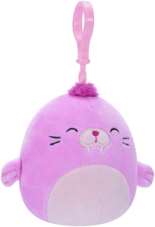 Squishmallows Pepper SQCP00150 Plüschtier zum Anklippen, 8,9 cm