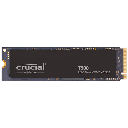 Crucial T500 SSD 1TB PCIe Gen4 NVMe M.2 SSD Interno Gaming, hasta 7300 MB/s, TLC NAND, Compatible con Ordenador Portátil y de Sobremesa, Disco Duro SSD, Microsoft DirectStorage - CT1000T500SSD8