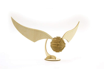 Golden Snitch 3D Wood Model And Book