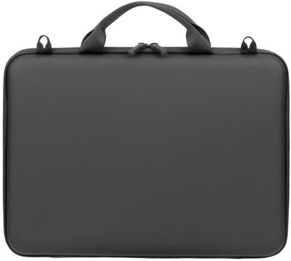 Rivacase Hard Case for Laptops up to 15.3 Inches - 37 x 27 x 4 cm - Laptop Bag Made of Water Resistant Material Compatible with MacBook Air 15 - Briefcase for Laptops, Men and Women, Black, black