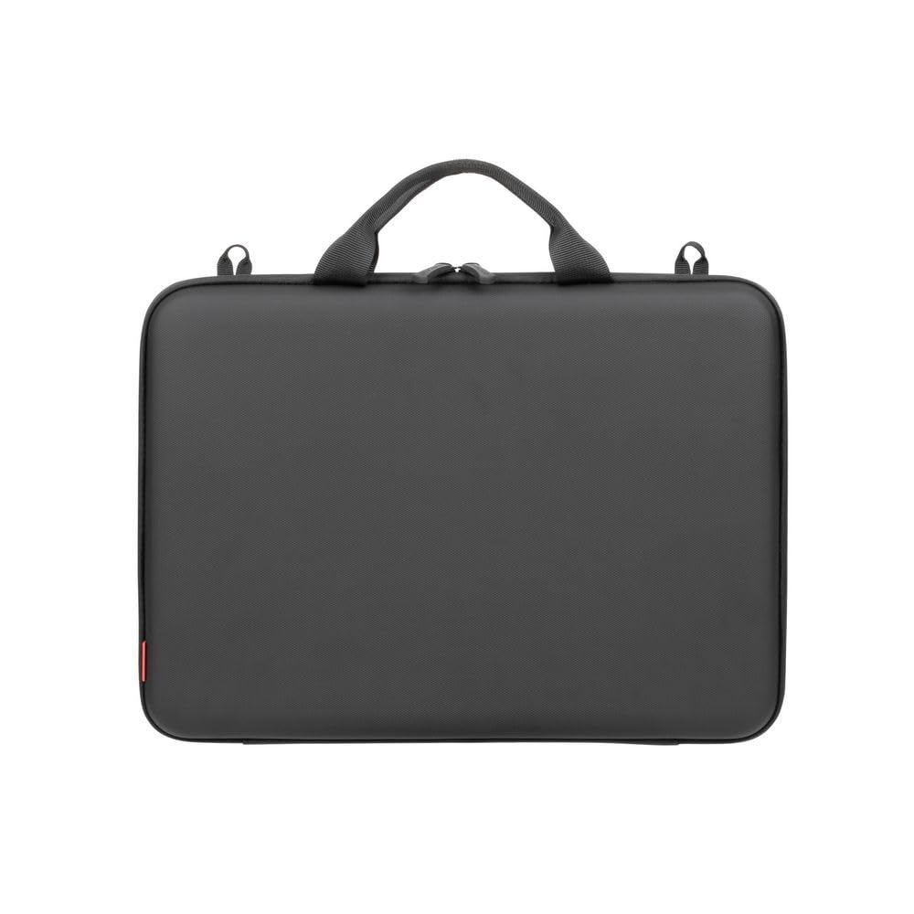 Rivacase Hard Case for Laptops up to 15.3 Inches - 37 x 27 x 4 cm - Laptop Bag Made of Water Resistant Material Compatible with MacBook Air 15 - Briefcase for Laptops, Men and Women, Black, black