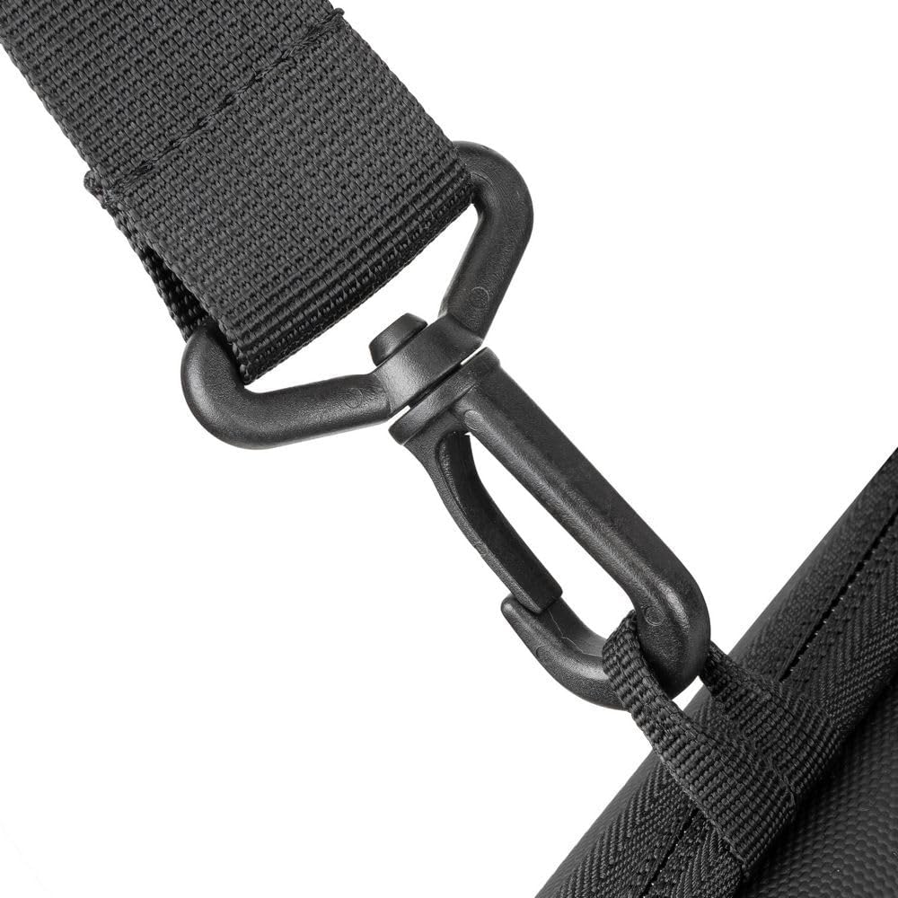Rivacase Hard Case for Laptops up to 15.3 Inches - 37 x 27 x 4 cm - Laptop Bag Made of Water Resistant Material Compatible with MacBook Air 15 - Briefcase for Laptops, Men and Women, Black, black